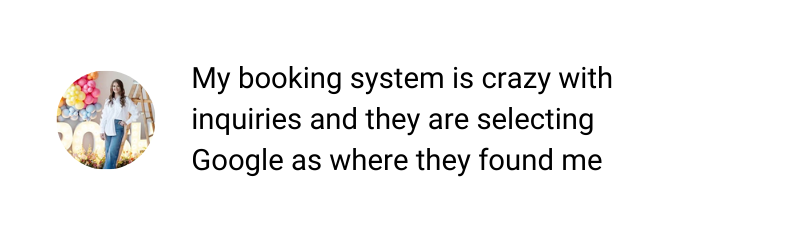 Balloon artist testimonial