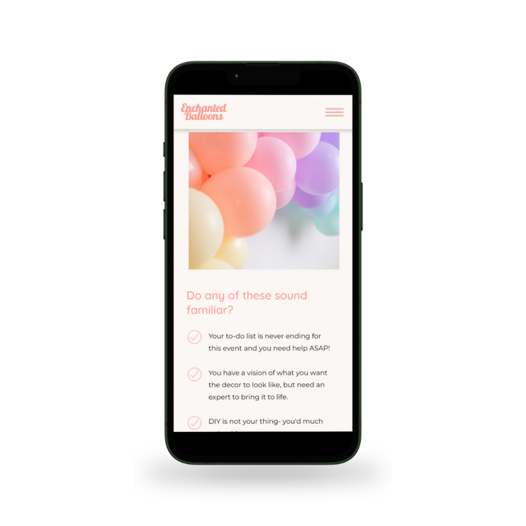 Balloon Business Website Template 