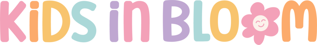 Playful, colorful logo for kids brand