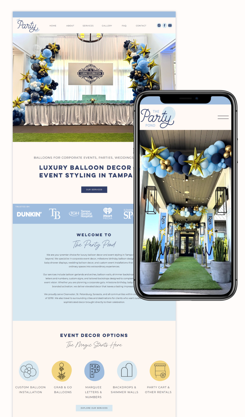 Tampa party planner website