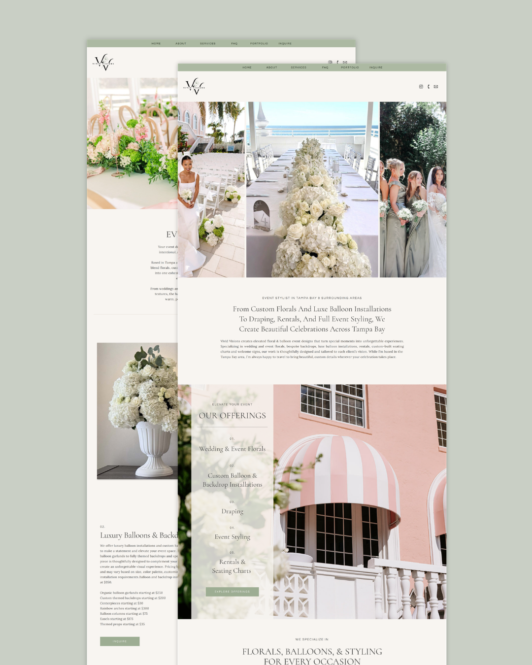 vivid visions floral design event design event planner template 1 1