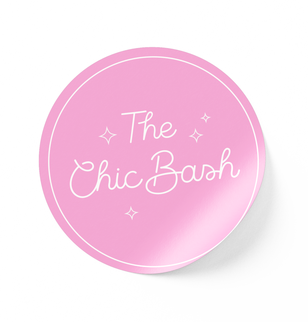 Logo for Party Planner / Event Stylist, The Chic Bash