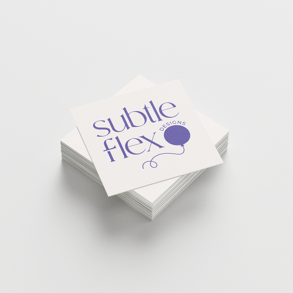 bold branding logo for balloon artist